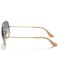 Ray-Ban Unisex Sunglasses, RB3025 Aviator Gradient