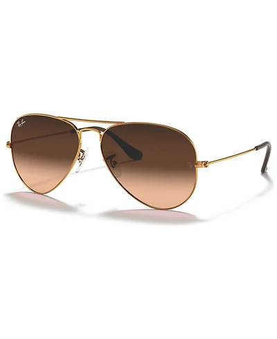 Ray-Ban Unisex Sunglasses, RB3025 Aviator Gradient