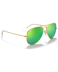 Ray-Ban Polarized Sunglasses, RB3025 Aviator Mirror