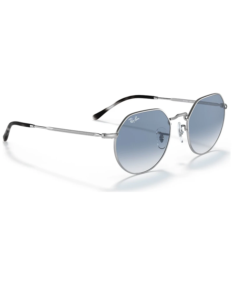 Ray-Ban Unisex Geometric Metal Sunglasses, RB3565 Jack