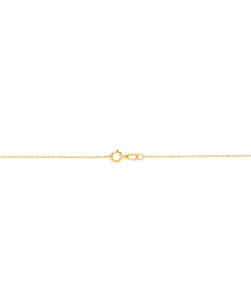 Cultured Freshwater Pearl (8mm) and Diamond Accent Pendant Necklace in 14k Gold