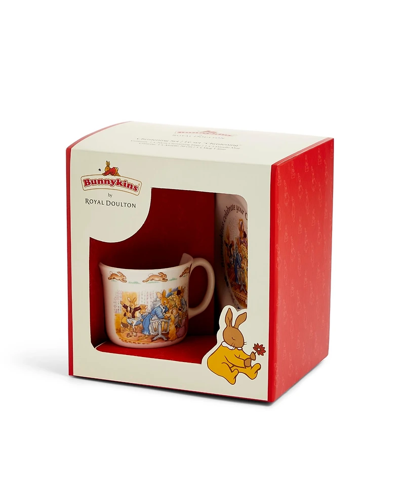 Royal Doulton Bunnykins Christening Plate & Mug 2-Piece Set