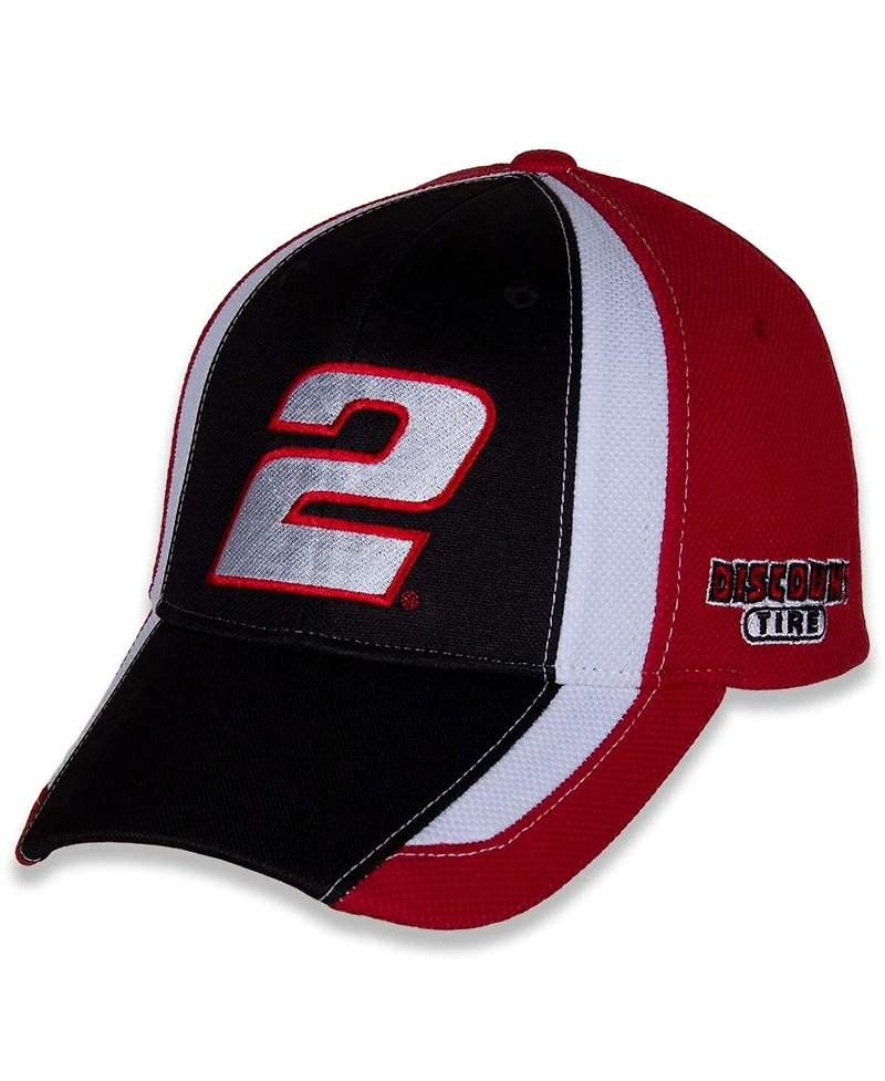 Men's Team Penske Black, Red Austin Cindric Restart Adjustable Hat