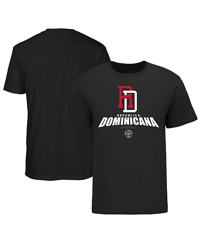 Men's Legends Black Dominican Republic Baseball 2023 World Baseball Classic Federation T-shirt