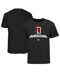 Men's Legends Black Dominican Republic Baseball 2023 World Baseball Classic Federation T-shirt