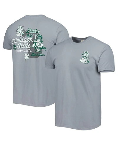 Men's Graphite Michigan State Spartans Vault State Comfort T-shirt