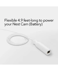 Wasserstein PoE Adapter for Google Nest Cam Outdoor or Indoor, Battery - Made for Google Nest