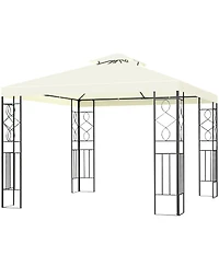 Costway 2 Tier 10'x10' Patio Gazebo Canopy Tent Steel Frame Shelter Awning