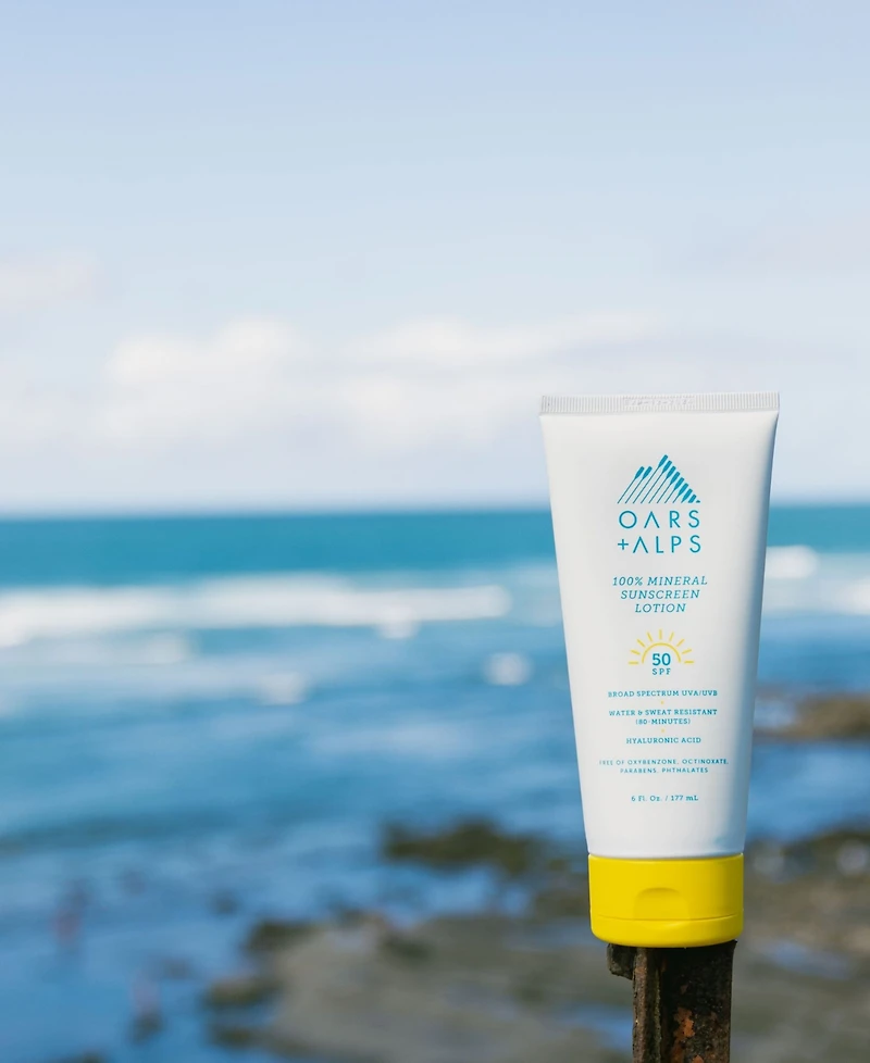 Oars + Alps 100% Mineral Sunscreen Lotion Spf 50, 6 oz.
