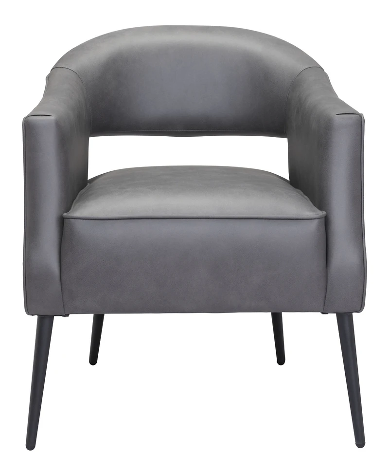 Zuo 30" Steel, Polyester Berkeley Boho Chic Accent Chair