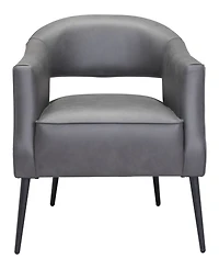 Zuo 30" Steel, Polyester Berkeley Boho Chic Accent Chair