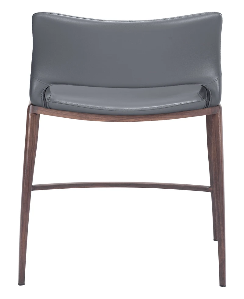 Zuo 37" Stainless Steel, Polyurethane Ace Counter Chair