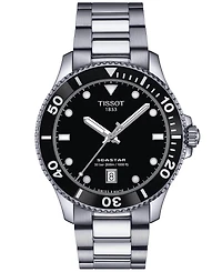Tissot Men's Swiss Seastar 1000 Stainless Steel Bracelet Watch 40mm