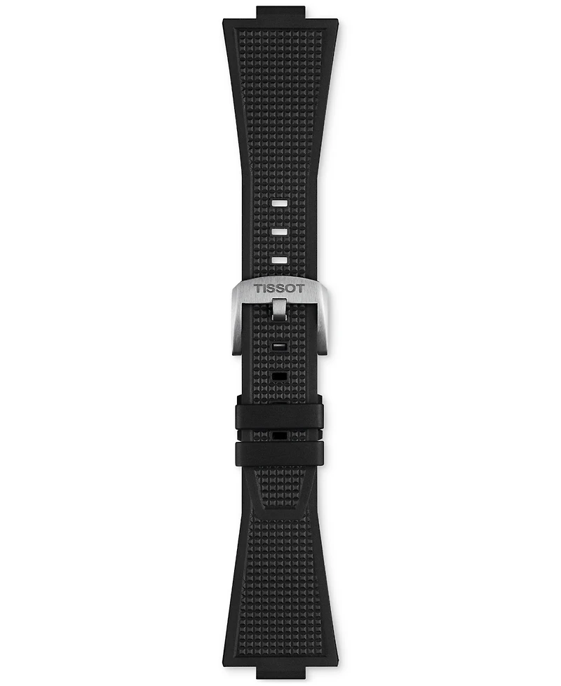 Tissot Men's Swiss Automatic Prx Black Rubber Strap Watch 40mm