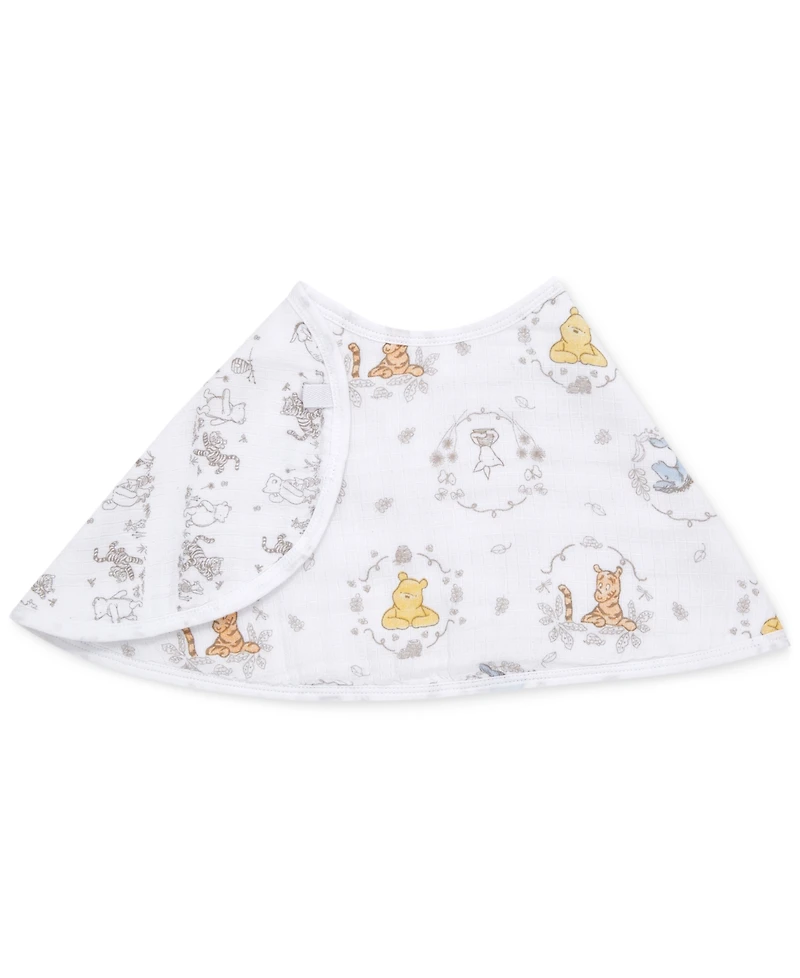 aden by aden + anais Baby Disney Winnie The Pooh Essential Burpy Bib