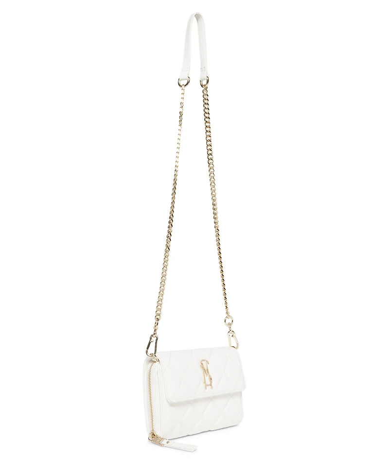Steve Madden Women's Bcarina Quilted Crossbody Wallet