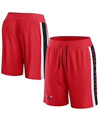Men's Fanatics Red Chicago Bulls Referee Iconic Mesh Shorts