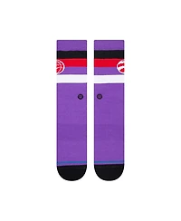 Men's Stance Toronto Raptors Stripe Crew Socks