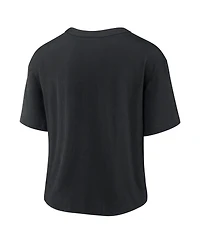 Women's Nike Black, White San Francisco Giants Line Up High Hip Fashion T-shirt