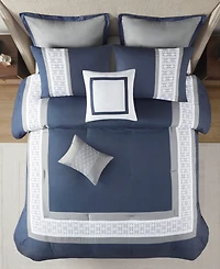 510 Design Powell Embroidered 8 Piece Comforter Set