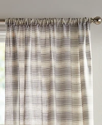 Tommy Hilfiger Whelan Stripe Pole Top Dusty 2-Piece Curtain Panel, 50" x 96"
