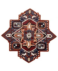 Closeout Lr Home Super Shape50924 Novelty Area Rug