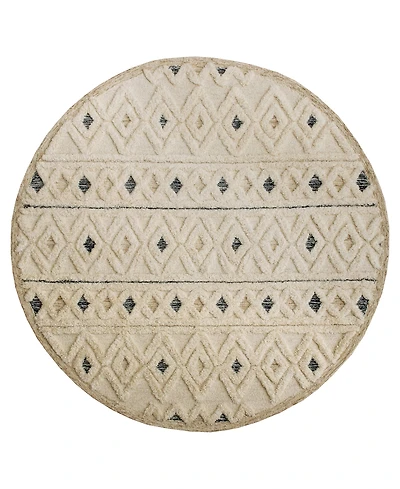 Closeout! Lr Home Sweet SINUO54112 4' x 4' Round Area Rug