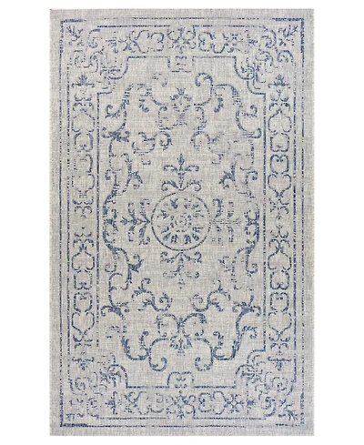 Lr Home Sunny Sunsh-249 7'9" x 9'9" Outdoor Area Rug