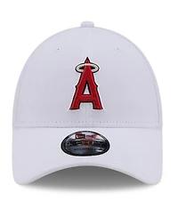 Men's New Era White Los Angeles Angels League Ii 9FORTY Adjustable Hat