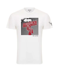 Men's and Women's Sportiqe White Chicago Bulls 1966 Collection Bingham T-shirt