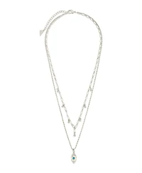 Sterling Forever Varuna Evil Eye Layered Necklace
