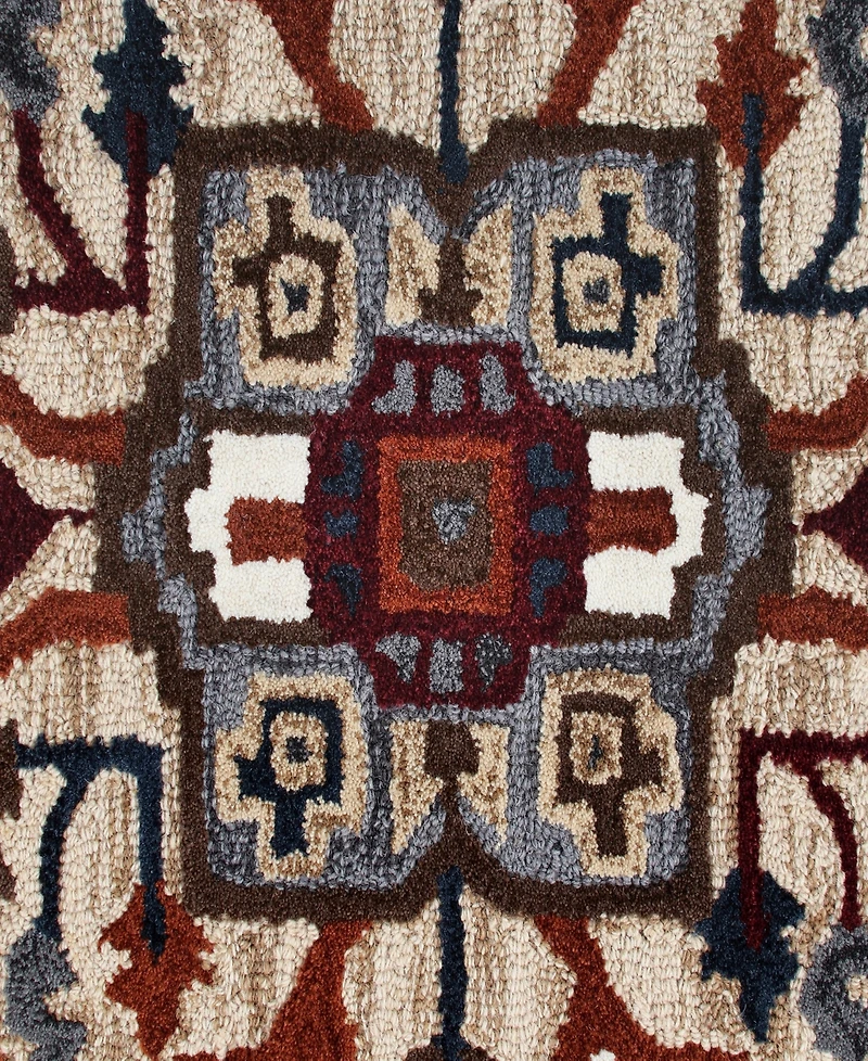 Lr Home Closeout! Super SHAPE5092A 7' x Novelty Star Area Rug