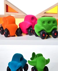 Rubbabu Little Vehicle Asssortment Tray