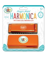 KaKo'o Music Classic Orange Metal Harmonica