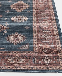 Mink Home Velvet Touch Washable Raq-001 5' x 7' Area Rug