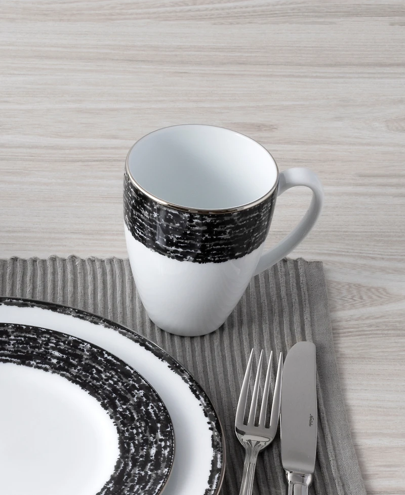 Noritake Rill Set of 4 Mugs, Service for
