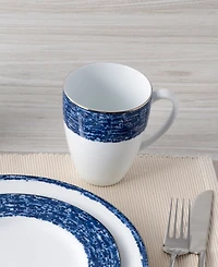 Noritake Rill Set of 4 Mugs, Service for 4