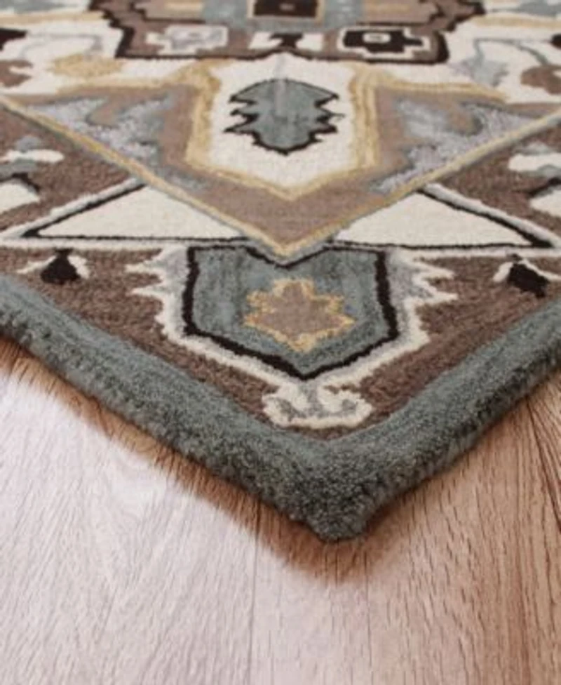 Closeout Lr Home Super Shape50922 Novelty Area Rug