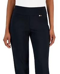 I.n.c. International Concepts Women's Tummy-Control Pull-On Straight-Leg Pants, Created for Macy's
