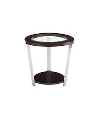 Steve Silver Duncan 23" Round Mixed Media End Table