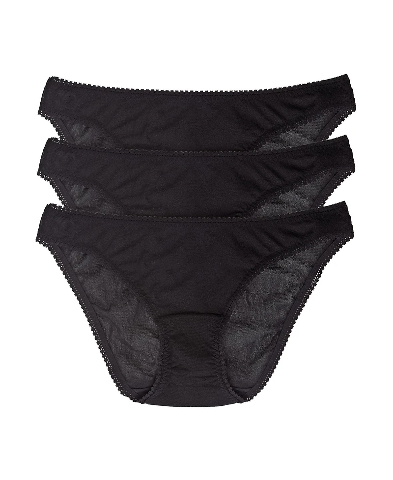 On Gossamer Mesh Hip Bikini Underwear 3 Pack 3202P3