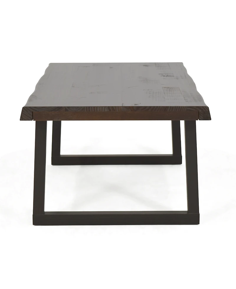 Closeout Steve Silver Jennings 48" Solid Wood Live Edge Cocktail Table