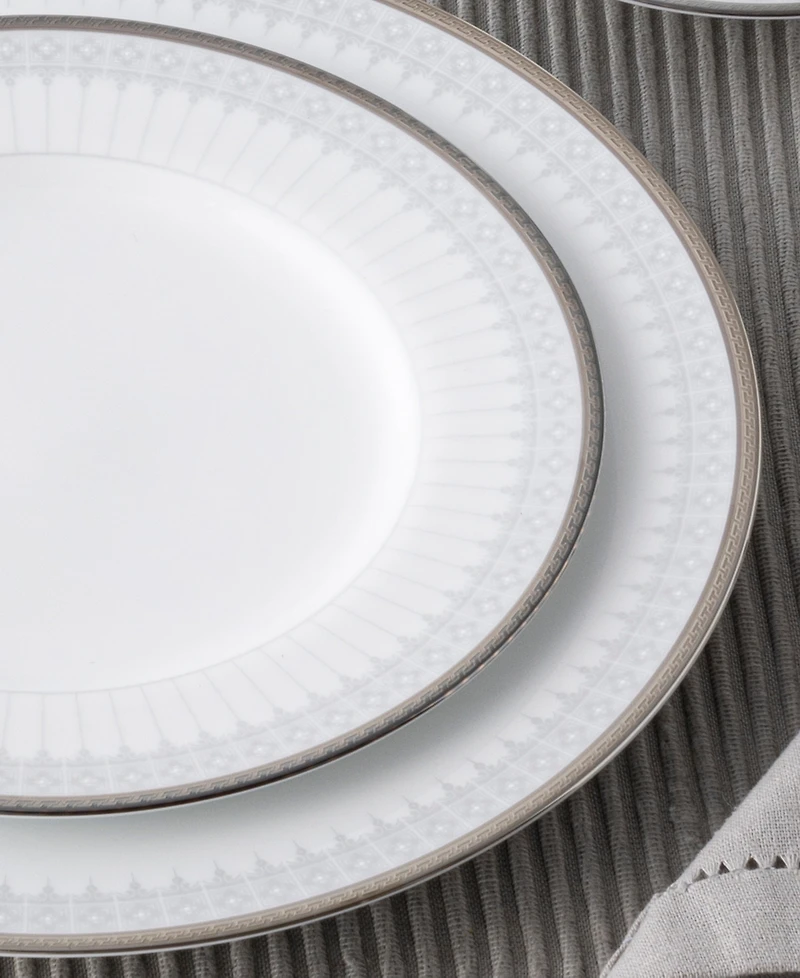 Noritake Silver Colonnade 5 Piece Place Setting
