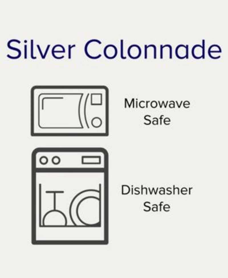 Noritake Silver Colonnade Dinnerware Collection