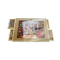 Masterpieces Puzzle Accessories - Wood Jigsaw Puzzle Table - 27"x35"