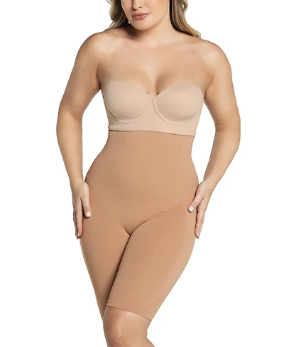 Leonisa Women's Invisible Extra High-Waisted Shaper Shorts