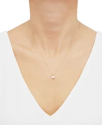 Birthstone Pendant 14k Gold or White