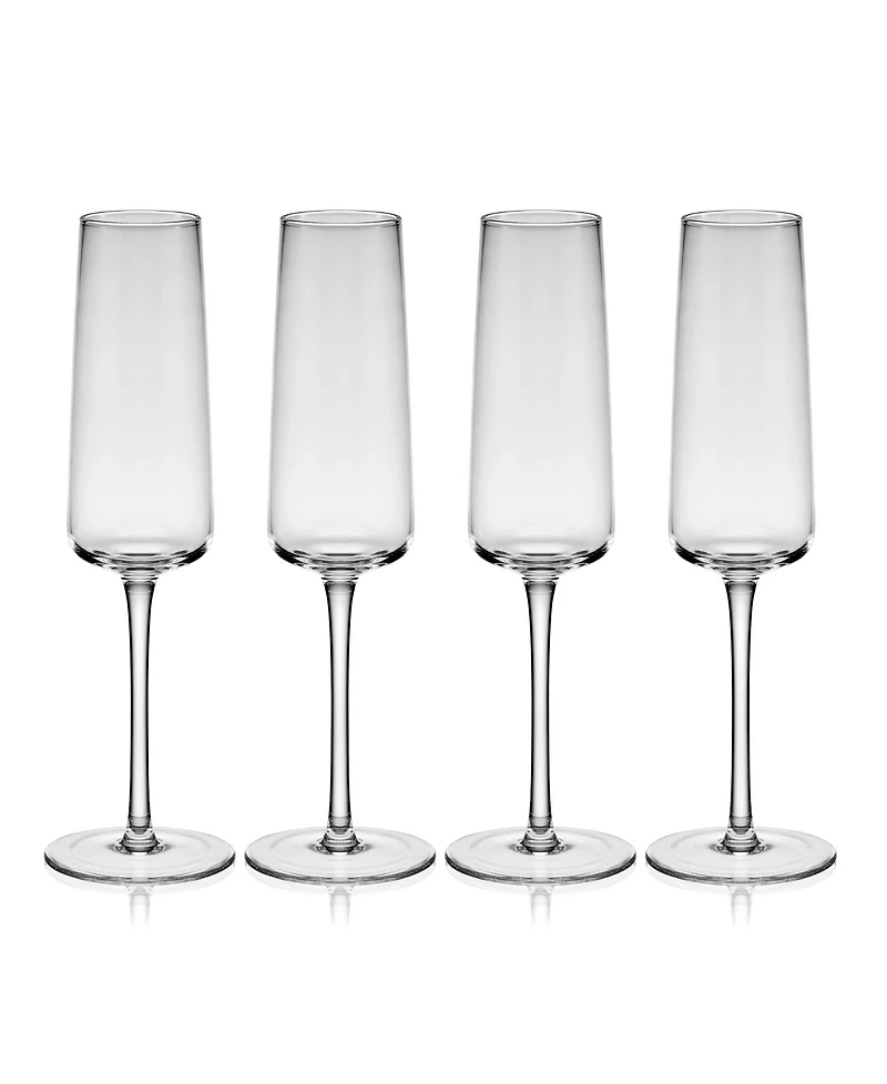 Mikasa Cora 8 Ounce Flute Glass 4-Piece Set