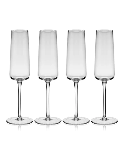Mikasa Cora 8 Ounce Flute Glass 4-Piece Set