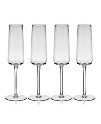 Mikasa Cora 8 Ounce Flute Glass 4-Piece Set